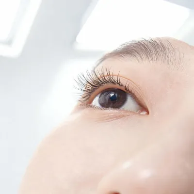 lash lift on short lashes
